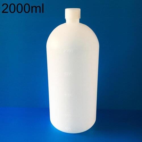 Hot 2000ml Clear Plastic Lab Seal Chemical Bottle Sample Bottle Storage Container