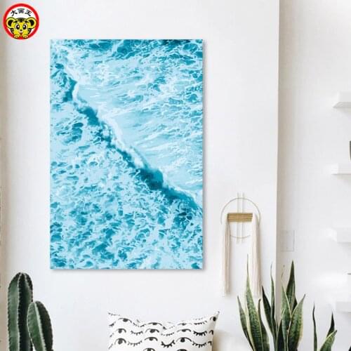 Painting by numbers art paint by number Big picture king DIY digital painting woods surf scenery living room room decoration pai