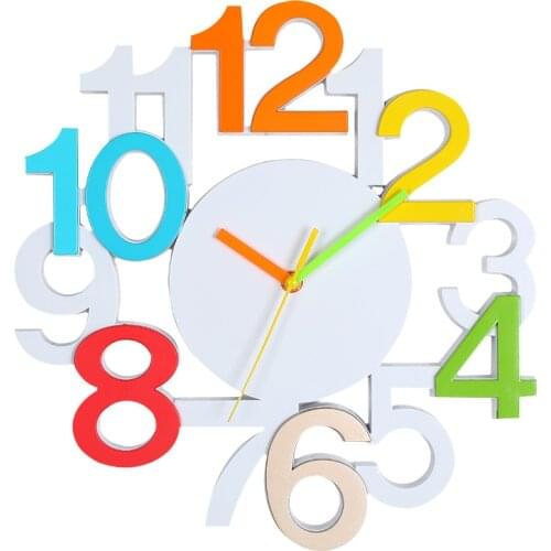 Minimalist Wall Clock Modern Design Digital Horloge Murale Decoration Salon Clocks Wall For Home Decor Accessories Teenage Room