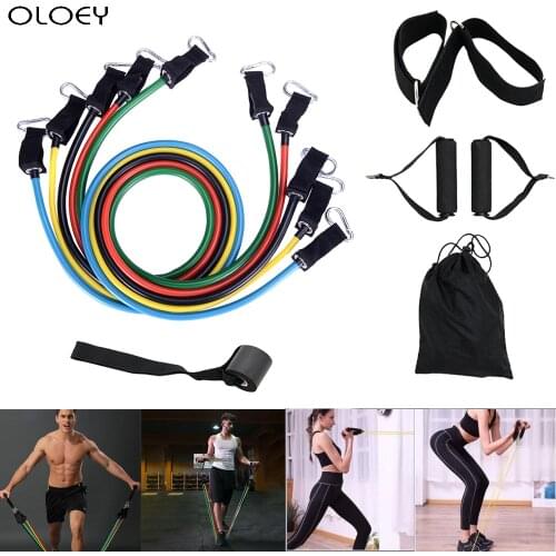 Multi Function Gym Equipment Resistance Belt One Line Tension With Muscle Training Fitness Puller Exercise Yoga Tubes Pull Rope