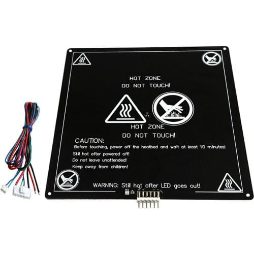 Heat bed anet a8 Aluminum substrate 220*220*3mm heatbed with cable integral plate improved for A8 A6 MK3 12V 3D Printer parts