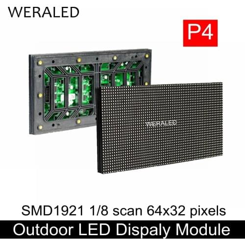Outdoor P4 SMD Full Color LED Video Wall Module 64*32 Pixels Signboard RGB Panel