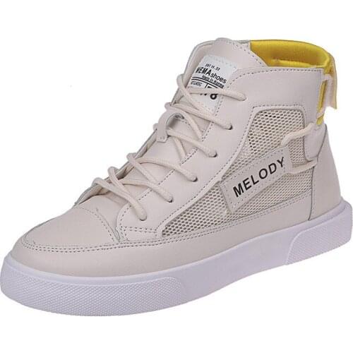 High To Help Breathable Mesh Casual Womens Sneakers Shoes Female 2019 Summer New Fashion Wild Ins Tide Student Sports Shoes