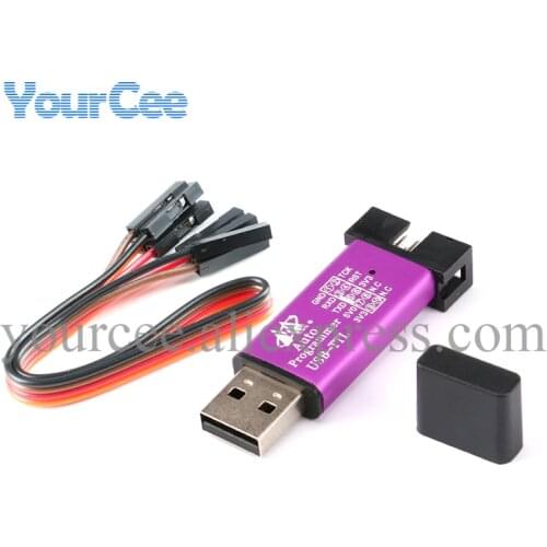 Automatic MCU USB 51 Microcontroller Downloader Auto Programmer / 3.3V 5V Universal / Dual Voltage USB to TTL DownLoad Cable