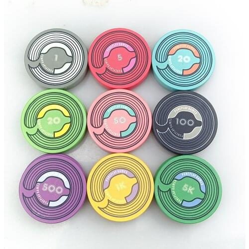 Any Design Can Do Hot Sales Poker Chips Casino Ceramic For Gamble Playing