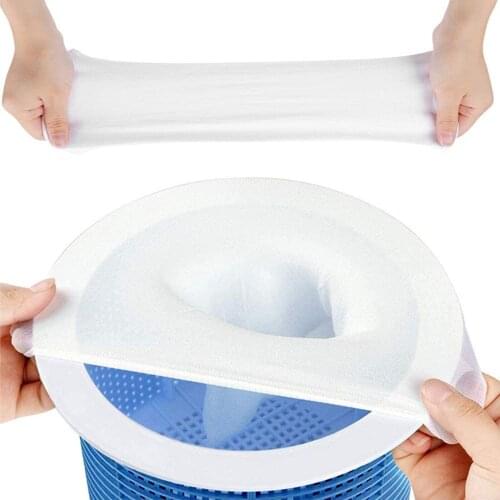 10 Pcs Filter Storage Pack Pool Skimmer Socks Basket Filter for Inground Above Ground Pool Baskets Skimmers White Pool Supply