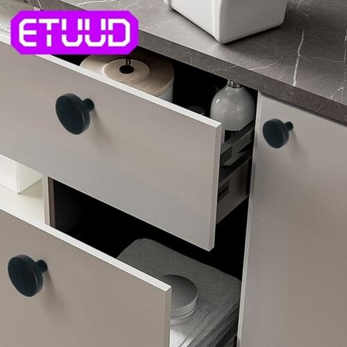 Door Cupboard Drawer Pulls Knobs Handles Cabinet Furniture Home Kitchen Wardrobe Knob Zinc alloy Nordic Fresh Dresser Cabinet