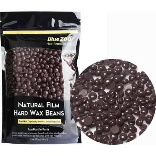 Epilation Depilatory Wax Beans Large Area Hair Removal Cream haar Ontharen No Paper Shaving 250G Chocolate Taste Unisex Suitable