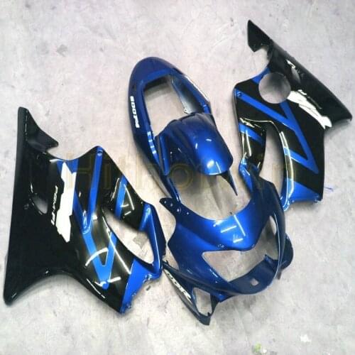 Custom motorcycle cowl for CBR600F4 1999-2000 CBR 600 F4 ABS Fairing body kit+Screws+Injection mold blue