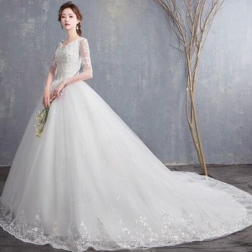 Lamya Wedding Dresses With A Train