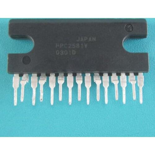 New 2pcs/lot UPC2581V UPC2581 PC2581V 2581V ZIP-15