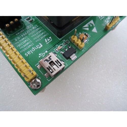 Original ST IC Test Seat STM8S Burning Programme QFP64 Socket Adapter 0.8MM