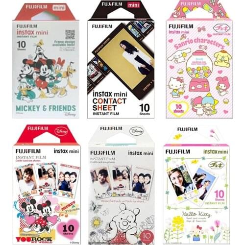 Fujifilm Instax Mini Film Instax Mini 11 Color Design Film For Fuji Mini 9 8 7s 25 26 70 90 Instant Camera SP-1 SP-2 Liplay