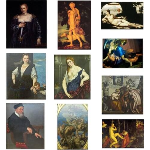 Classical Woman Poster Canvas Print Painting Wall Art Living Room Home Decoration