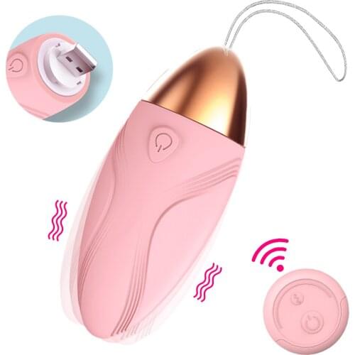 Silicone Bullet Egg Wireless Remote Control Vibrating Egg Wearable Panties Jump Eggs Vibrator for Women G Spot Clitoris Sex Toys