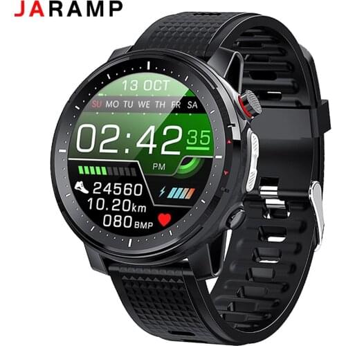 JARAMP 2021 Full Touch Smart Watch Men Sports Clock IP68 Waterproof Heart Rate Monitor Smartwatch for IOS Android phone MD15