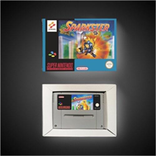 Sparkster - EUR Version Action Game Card with Retail Box
