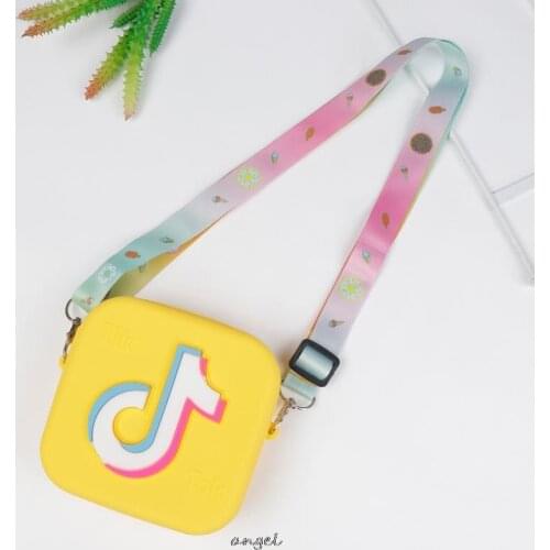 Tik Tok Bags Womens Girl Purse Bag Parent-child Street Fashion Handbags Cartoon Shoulder/Messenger Bag