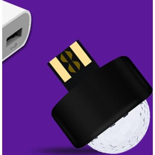 USB Disco Light Family Parties Vehicle 3 Colors Convenient Flashlight for Cars Laptops Party Club Bar Indoor Outdoor A5KD