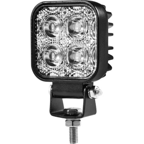 1PC 12W Square Bright LED Spotlight Work Light Car SUV Truck Driving Fog Lamp For Car Repairing Camping Hiking Fishing CSV