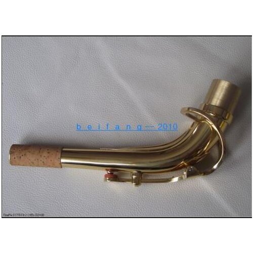 1pcs New Alto saxophone neck 24mm gold lacquer