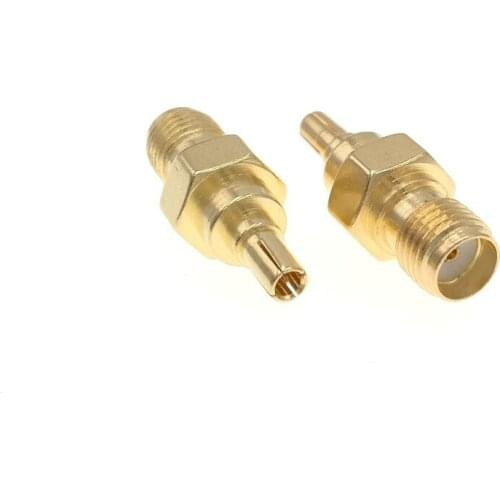 50pcs CRC9 Male Plug To SMA Female Jack RF Connector Coaxial Converter Adapter Gold Plated