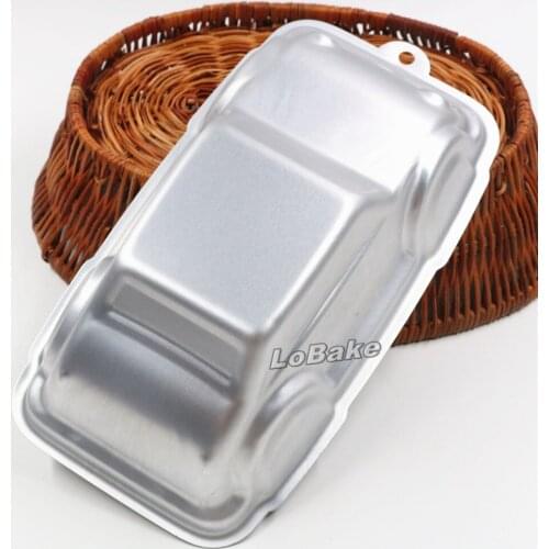 9 inches Cute Car Shape Lovely Cartoon aluminum metal cake mold pan Candy decoration for DIY baking mould