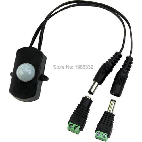 WS16 DC 5V 12V 24V LED Adjustable Delay Switch 8M Detecting light lamp Strip Automatic Body Passive infrared Motion Sensor