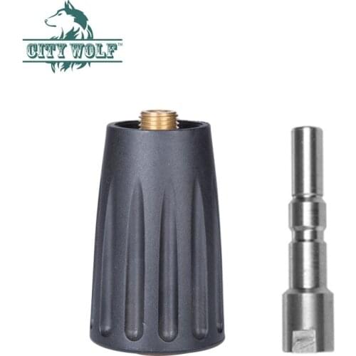 Car washer Male G1/4 Snow Foam Cannon Sand Blasting Hose Metal Quick Connector for Nilfisk Quick Release set with High Quality