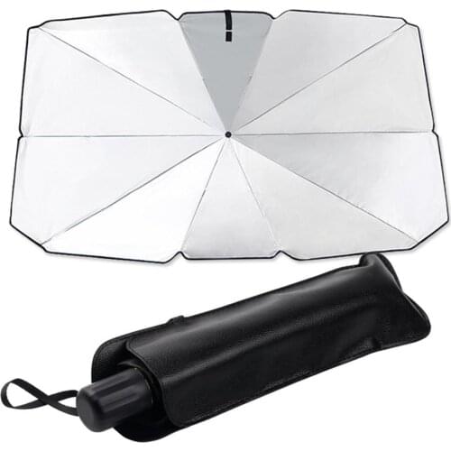Car Vehicle Sunshade Outdoor Auto Umbrella-type Sunproof Sunshade Foldable Summer Car Cover Car Accessorie