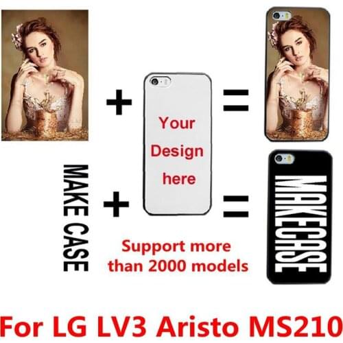 DIY Personalized custom photo name Customize printing your design picture cover case for LG LV3 Aristo MS210