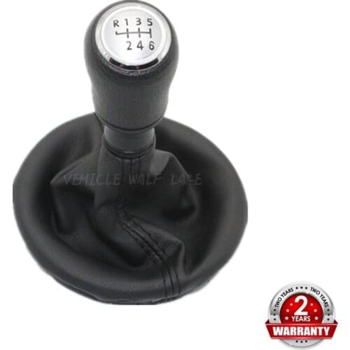 For VW Transporter Multivan T5 2003 2004 2005 2006 2007 2008 2008 2010 Car 5/ 6 Speed Gear Stick Shift Knob Leather Gaiter Boot