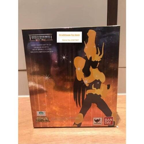 Saint Seiya" Original BANDAI Tamashii Nations Saint Cloth EX 30TH Anniversary Limeted Action Figure - Golden Dragon Shiryu Ex