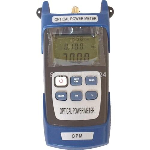 Free Shipping Fiber Optical Power Meter Fiber Optical Cable Tester -70~+10dBm or -50~+26dBm with FC SC Connector