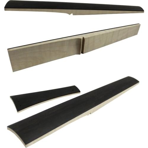 Fingerboard &Tailpiece for Baroque Violin Maple with Ebony