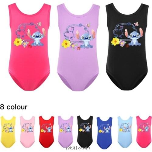 Toddler Kids Swimwear Summer Fashion Baby Girls Bikini Stitch One-piece Swimsuit Beachwear Beach Bathing Suit Biquini