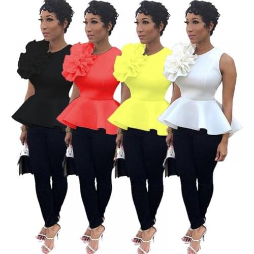 2021 Fashion Trend Hot Style Summer Ruffled Hem Sleeveless Top (2 Colors)