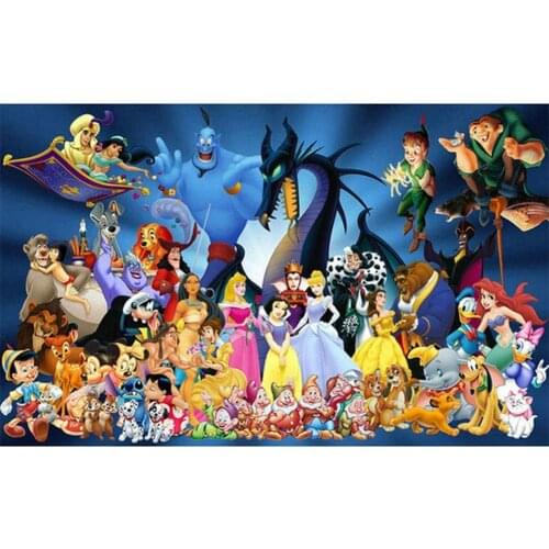 5D DIY Diamond Painting Set Disney Princess Cross Stitch Kit Embroidery Mosaic Picture of Rhinestones Home Decoration Gift