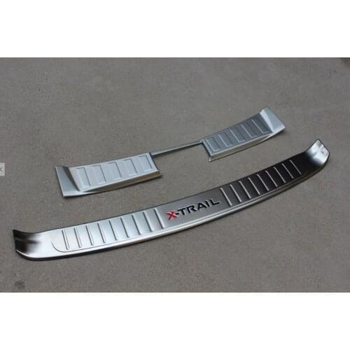 Stainless Steel Door Sill Scuff Plate For 2014-2016 Nissan X-Trail X Trail XTrail T32 Welcome Pedal Trim Car Styling Accessories