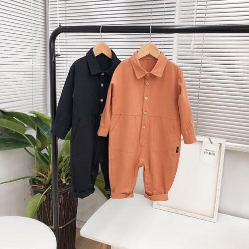 New Born Unisex Romper Spring Autumn Long Sleeves Baby Boys Girls One Piece Newborn Kids Bodysuits Casual Child Clothes 2019 New