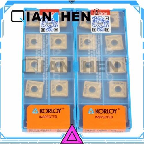 Original KORLOY SNMG120408-HM NC3030 (10pcs/lot) Cutting Tools Insert Hard Alloy Ashley