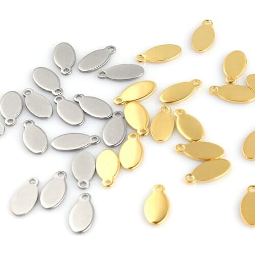 20 pcs/lot Stainless Steel Geometric Charm Pendant Golden Round Stamping Pendant For Making DIY Jewelry Necklace Wholesale