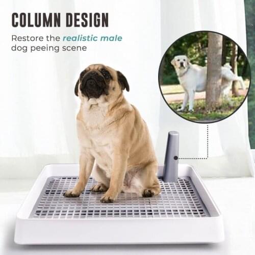 Portable Dog Training Toilet Indoor Poppy Potty Toilet for Small Dogs Cats Litter Box Puppy Pad Holder Tray Pet Supplies