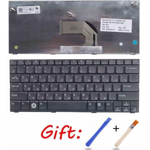 Russian laptop keyboard FOR DELL FOR Inspiron Mini10-1012 1014 1018 P04T P01T RU