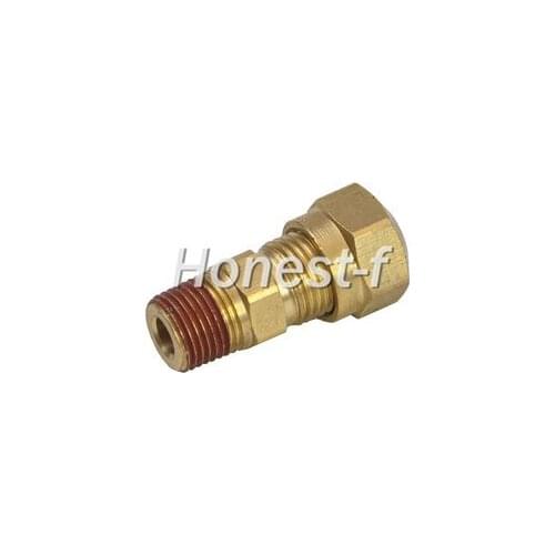 LTWFITTING DOT Air Brake Male Connector, 3/8" OD x 1/8" Male NPT Compression Fitting