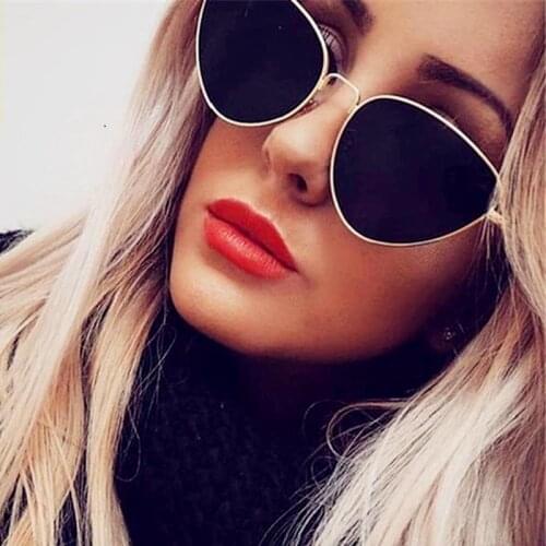 ONEVAN 2021 Cat Eye Sunglasses Women Vintage Eyeglasses For Women/Men Brand Designer Glasses Women Mirror Gafas De Sol Mujer
