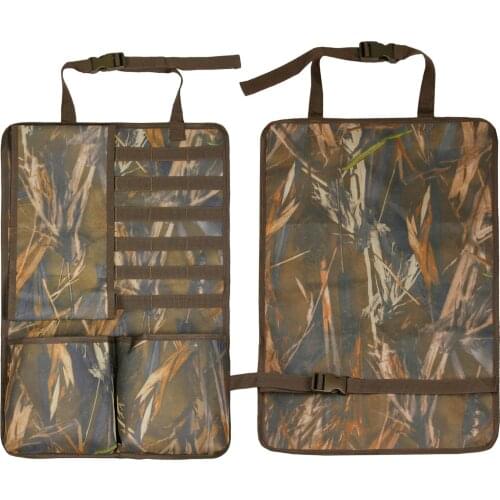 Car Seat Back Organizer Bag Hanging Bag Storage Bag Gun Holder Rack with Molle Straps Molle Vehicle Panel Pockets Universal