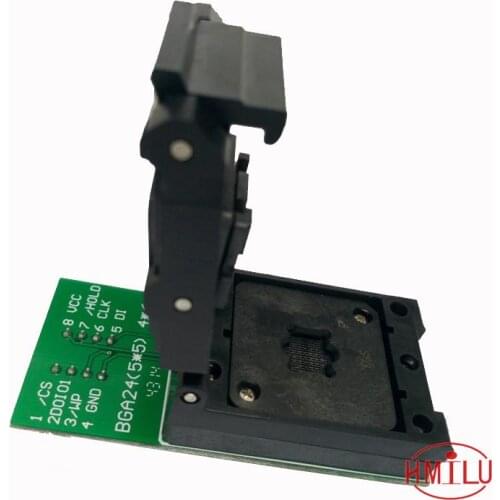 Bga24 Test Stand W25q64 Read Write Stand Empty Stand Jiuhuhutong STB Programmer Burning Stand