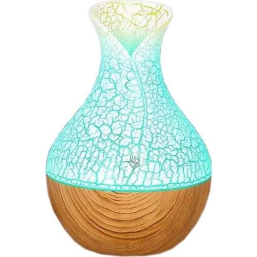 130Ml Wood Grain Humidifier,Portable Crack Air Pattern Aromatherapy Sprayer USB Air Purifier Portable Air Purifier