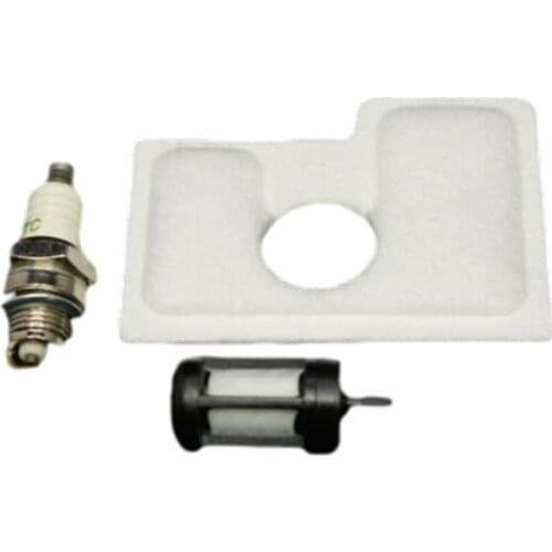 Chainsaw Air Filter Fuel Filter MS180 2-Mix Parts Spark Plug 0000 350 3500
